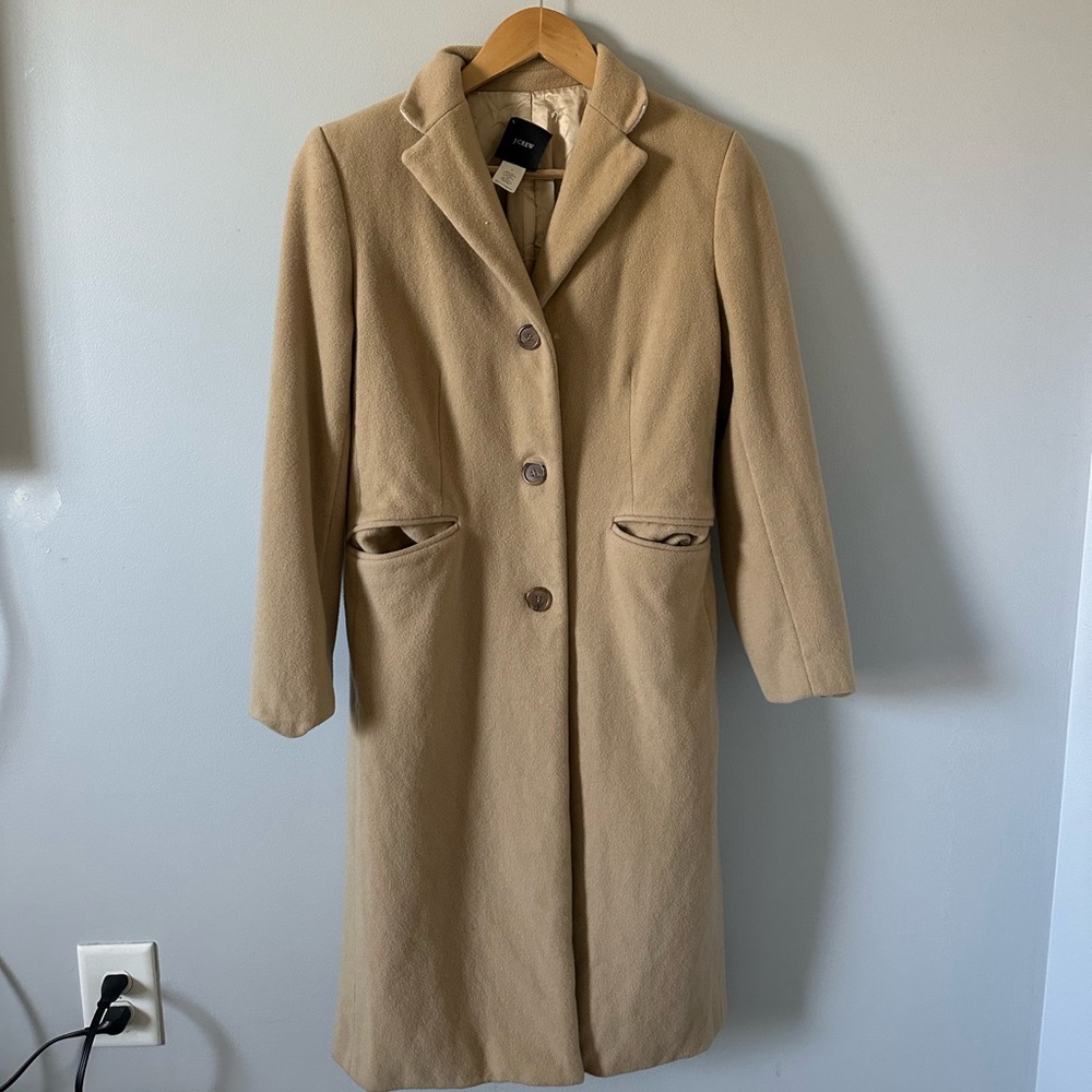 J Crew Tan Trenchcoat
